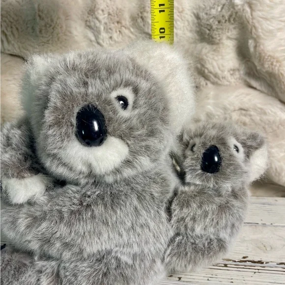CLEAN Vintage 1994 Kiwi Koala with 2 Babies 10" GANZ Plush Stuffed Animal - Picture 13 of 15